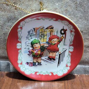 Campbell Soup Mini Plate Christmas Ornament Porcelain 2005